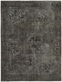 Over-dyed Vintage Hand-Knotted Oriental Rug - 9' 9" x 12' 7" (117" x 151")