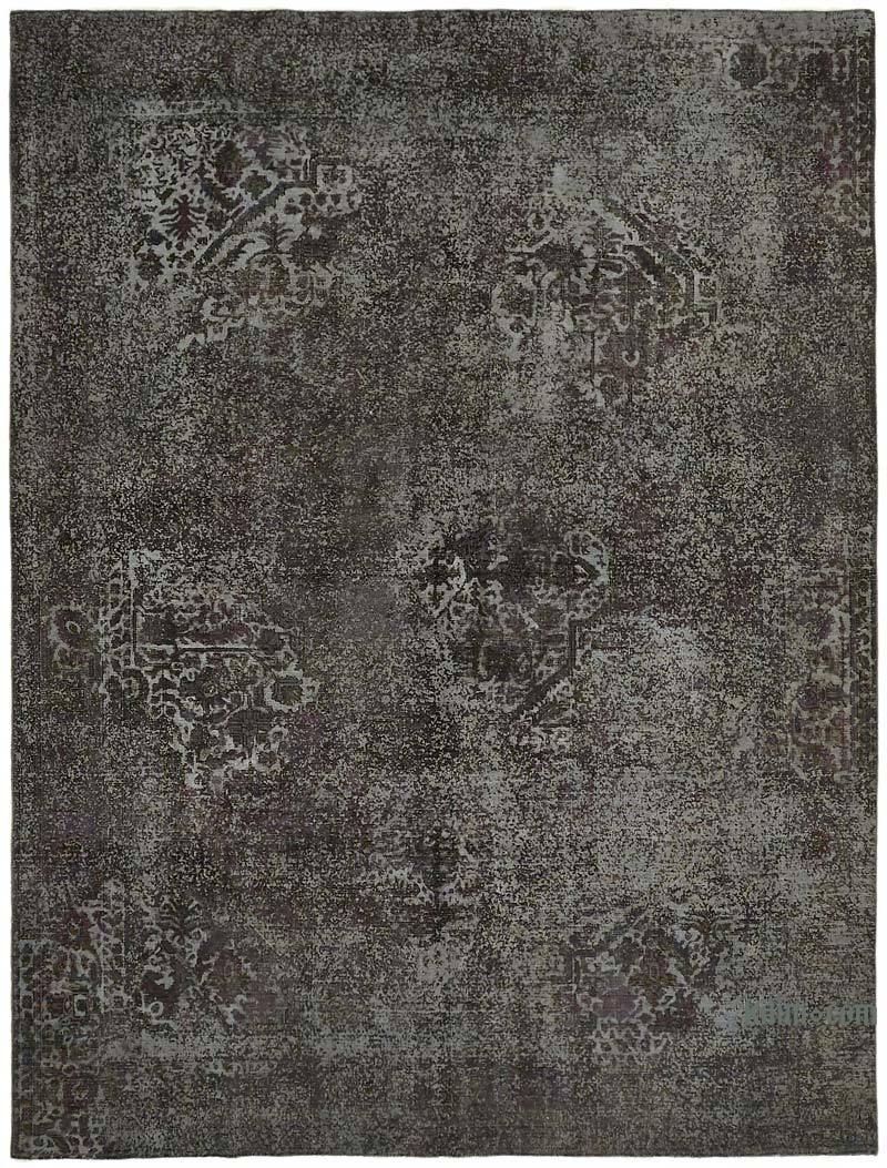 Boyalı El Dokuma Vintage Halı - 298 cm x 384 cm - K0067324