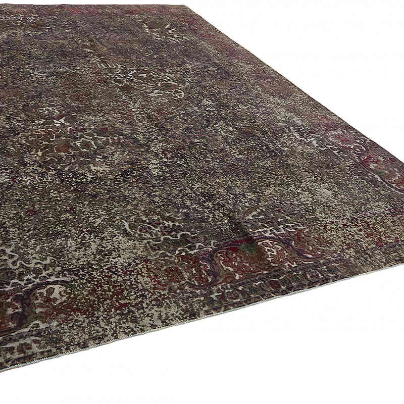 Boyalı El Dokuma Vintage Halı - 251 cm x 345 cm - K0067325