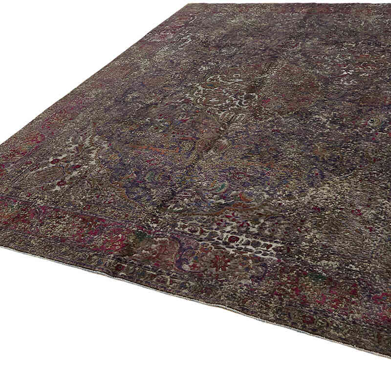 Boyalı El Dokuma Vintage Halı - 251 cm x 345 cm - K0067325