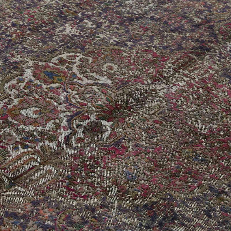 Boyalı El Dokuma Vintage Halı - 251 cm x 345 cm - K0067325