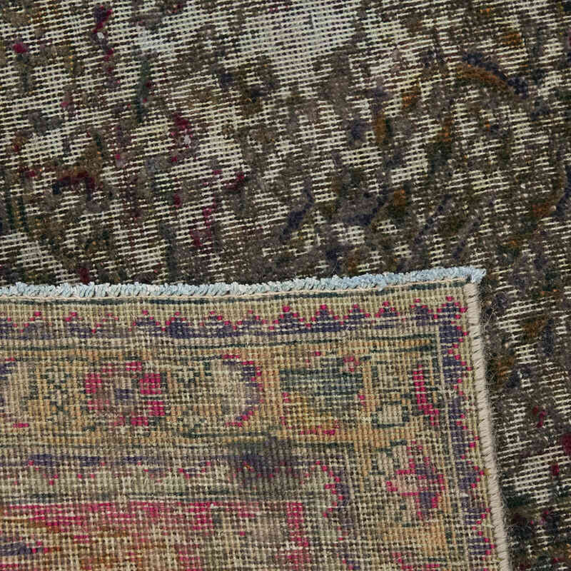 Boyalı El Dokuma Vintage Halı - 251 cm x 345 cm - K0067325
