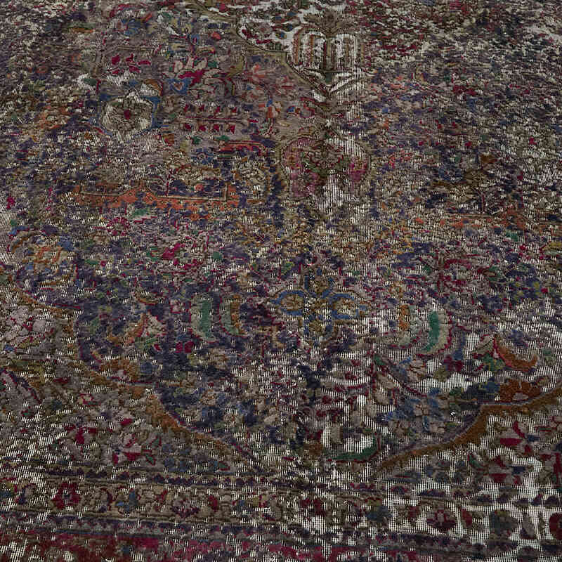 Boyalı El Dokuma Vintage Halı - 251 cm x 345 cm - K0067325
