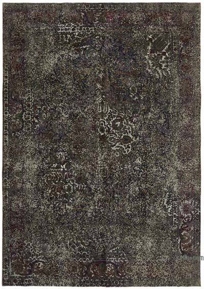 Over-dyed Vintage Hand-Knotted Oriental Rug - 8' 3" x 11' 4" (99 in. x 136 in.)