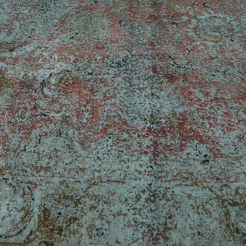 Alfombra Turca Vintage Sobre-teñida - 331 cm x 331 cm - K0067329