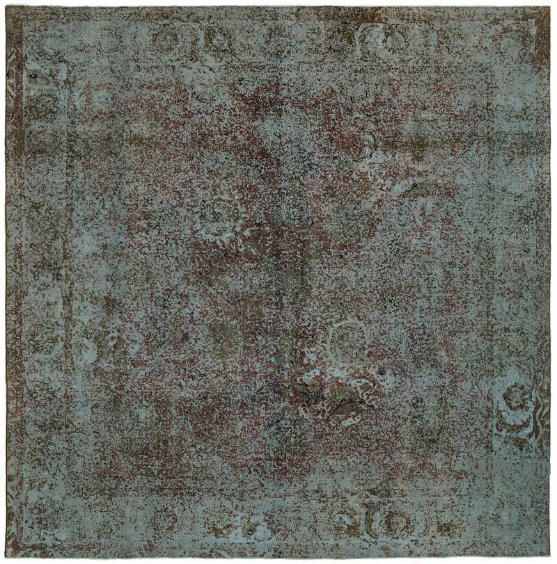 Alfombra Turca Vintage Sobre-teñida - 331 cm x 331 cm - K0067329
