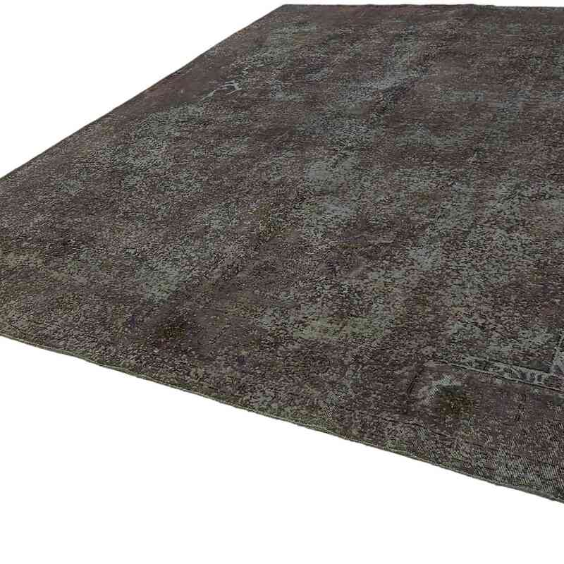 Over-dyed Vintage Hand-Knotted Oriental Rug - 9' 8" x 12' 8" (116" x 152") - K0067330