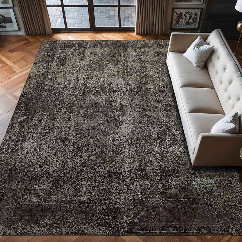Boyalı El Dokuma Vintage Halı - 295 cm x 385 cm - K0067330