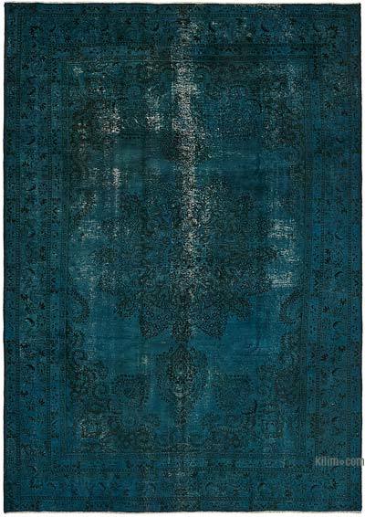 Over-dyed Vintage Hand-Knotted Oriental Rug - 7' 10" x 10' 9" (94 in. x 129 in.)