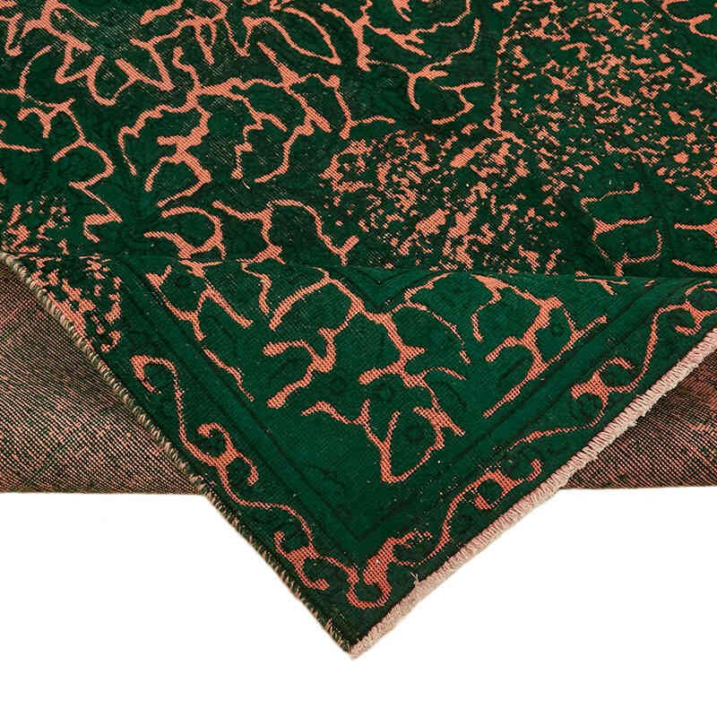 Over-dyed Vintage Hand-Knotted Oriental Rug - 6' 6" x 9' 9" (78" x 117") - K0067336