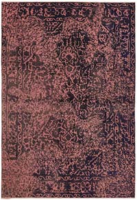 Boyalı El Dokuma Vintage Halı - 199 cm x 283 cm