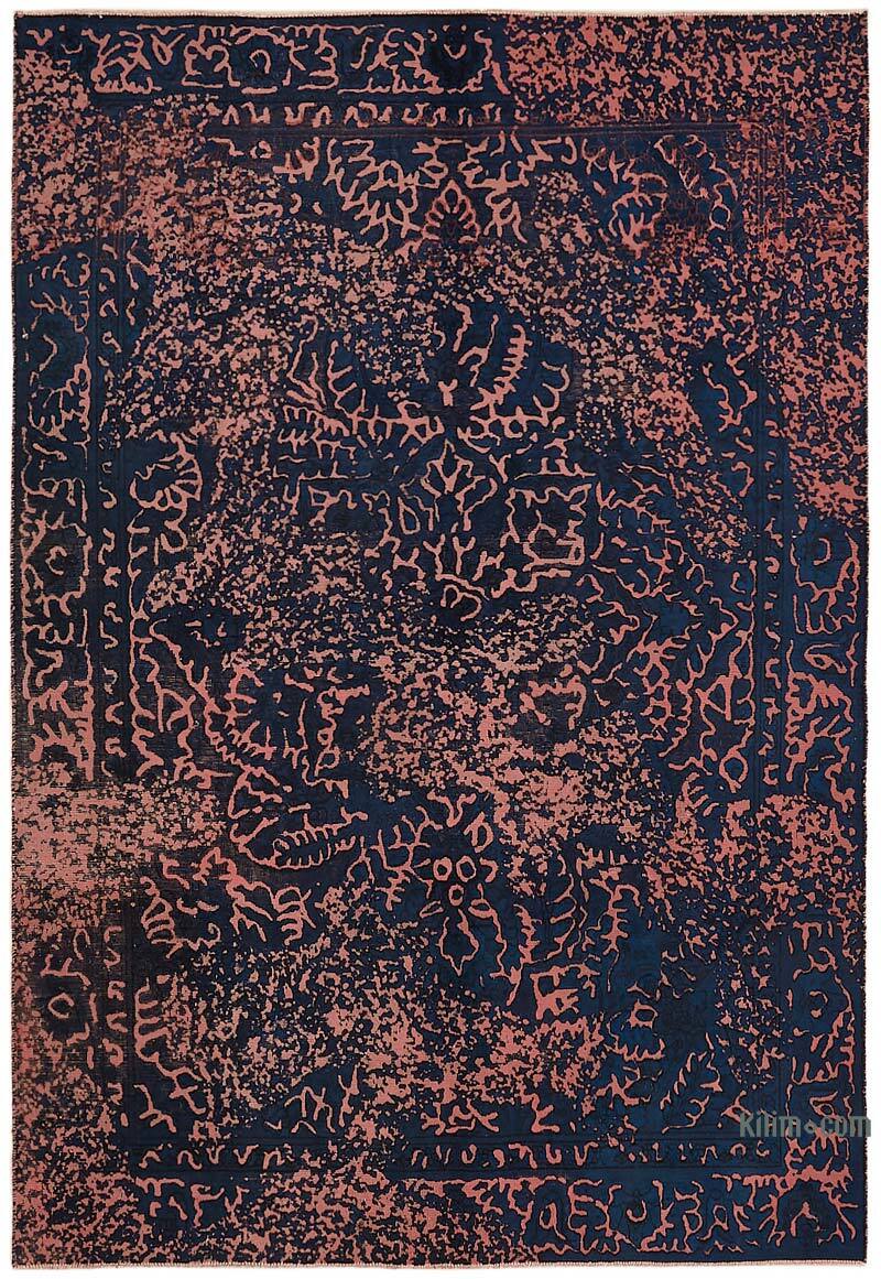 Boyalı El Dokuma Vintage Halı - 190 cm x 275 cm - K0067346