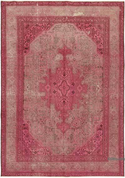 Over-dyed Vintage Hand-Knotted Oriental Rug - 7' 10" x 10' 10" (94 in. x 130 in.)