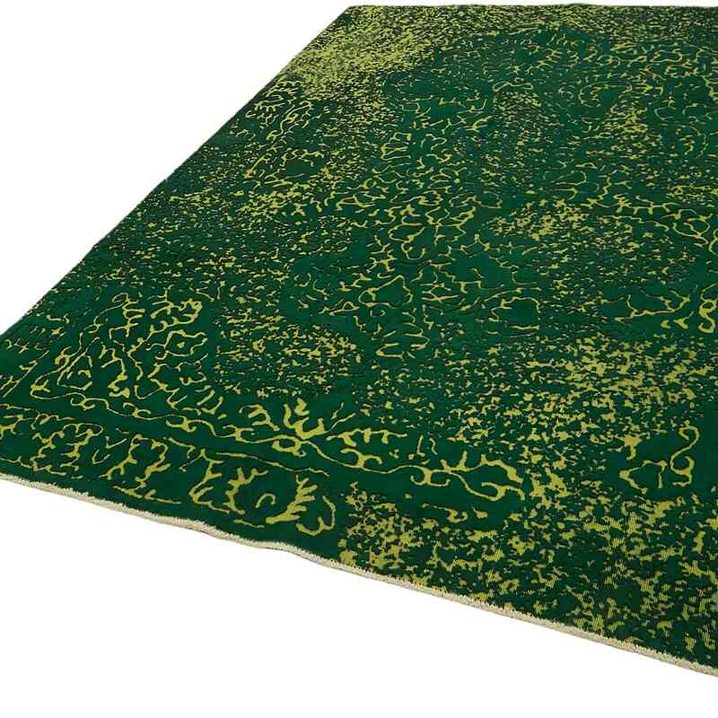 Over-dyed Vintage Hand-Knotted Oriental Rug - 6' 4" x 9' 8" (76" x 116") - K0067350