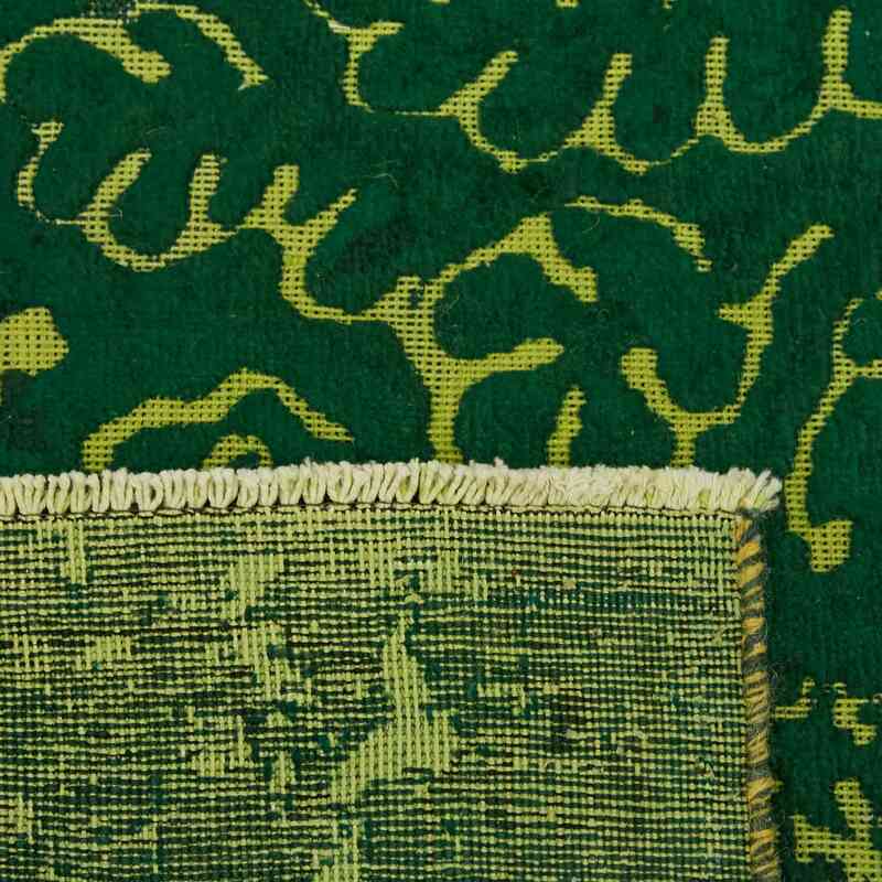 Over-dyed Vintage Hand-Knotted Oriental Rug - 6' 4" x 9' 8" (76" x 116") - K0067350