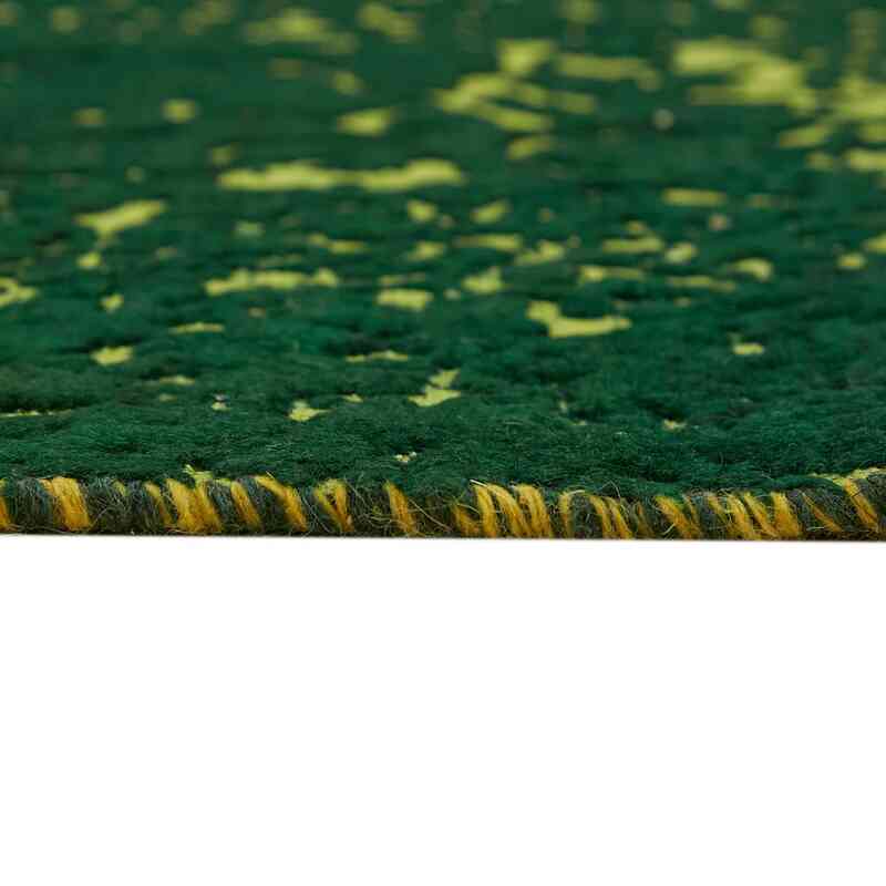 Over-dyed Vintage Hand-Knotted Oriental Rug - 6' 4" x 9' 8" (76" x 116") - K0067350