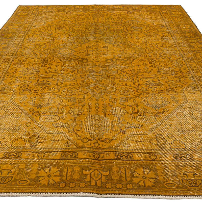 Boyalı El Dokuma Vintage Halı - 185 cm x 270 cm - K0067351