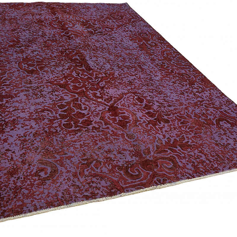 Boyalı El Dokuma Vintage Halı - 203 cm x 266 cm - K0067355