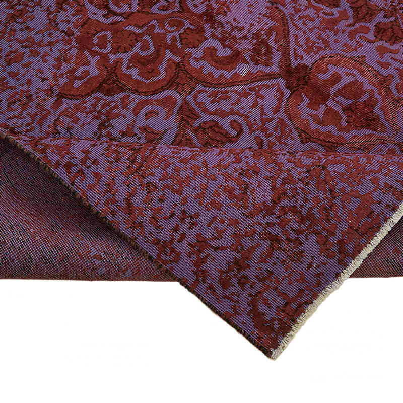 Boyalı El Dokuma Vintage Halı - 203 cm x 266 cm - K0067355