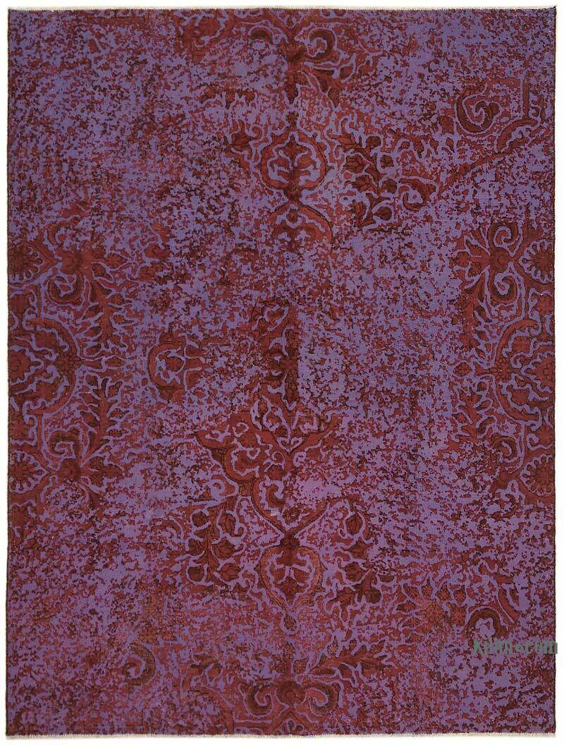 Boyalı El Dokuma Vintage Halı - 203 cm x 266 cm - K0067355