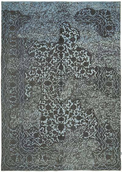 Over-dyed Vintage Hand-Knotted Oriental Rug - 9' 7" x 13'  (115 in. x 156 in.)