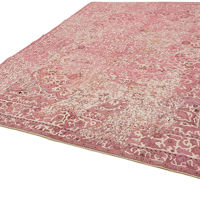 Over-dyed Vintage Hand-Knotted Oriental Rug - 9' 5" x 11' 10" (113" x 142") - K0067359