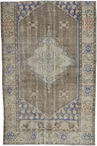 Vintage Turkish Hand-Knotted Rug - 5'  x 7' 7" (60" x 91")