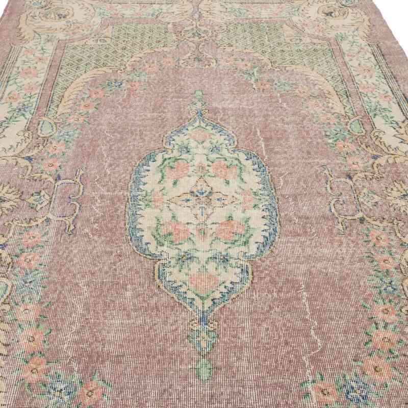 Alfombra Vintage Turca Anudada a Mano - 173 cm x 273 cm - K0067384