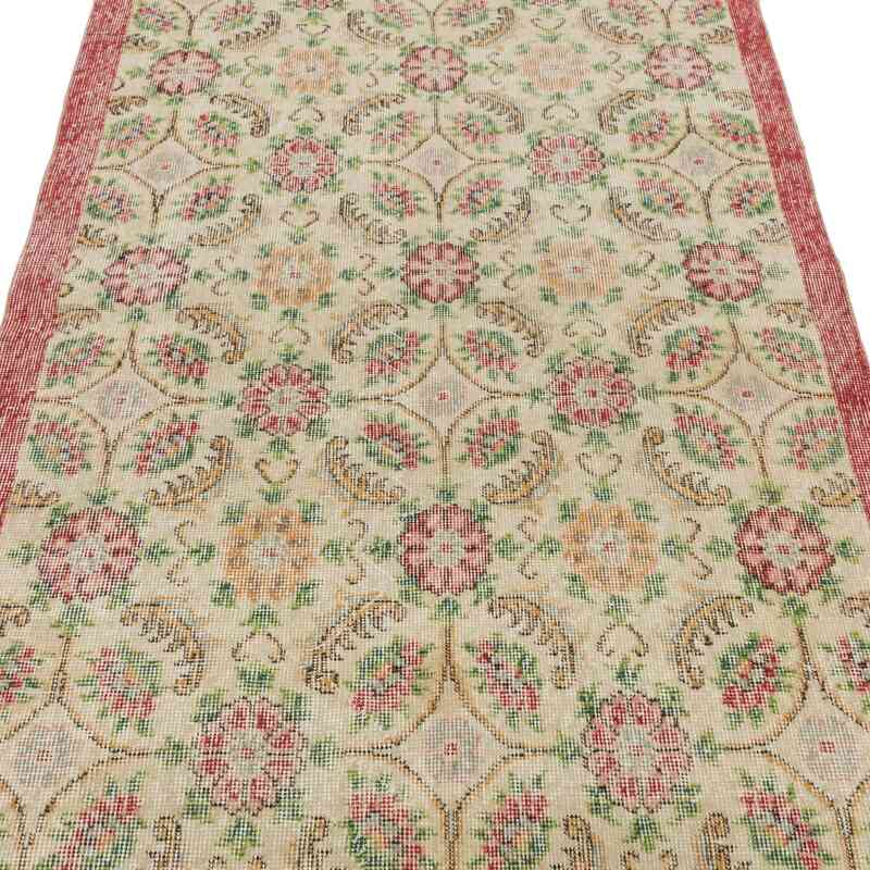 Alfombra Vintage Turca Anudada a Mano - 115 cm x 212 cm - K0067385
