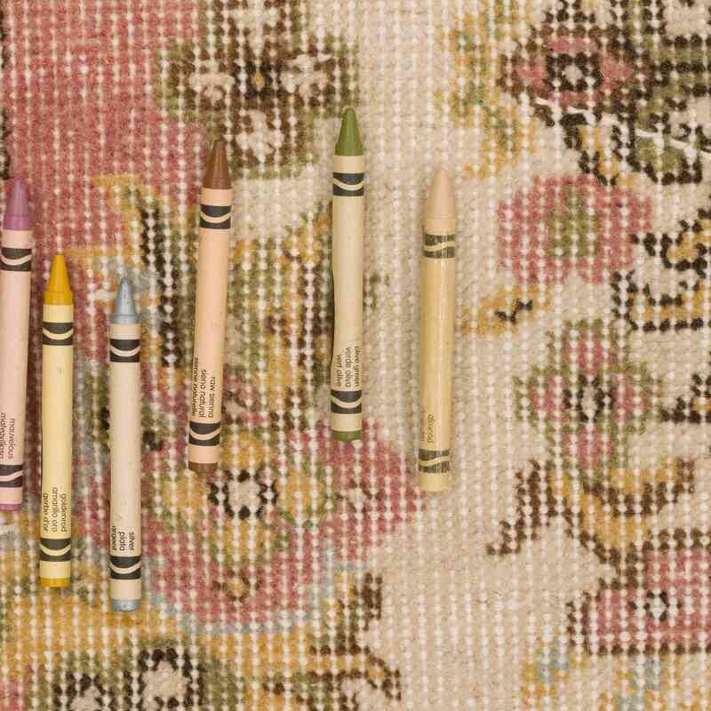 Alfombra Vintage Turca Anudada a Mano - 118 cm x 212 cm - K0067389