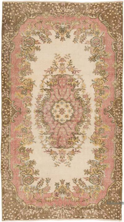 Vintage Turkish Hand-Knotted Rug - 3' 10" x 6' 11" (46" x 83")