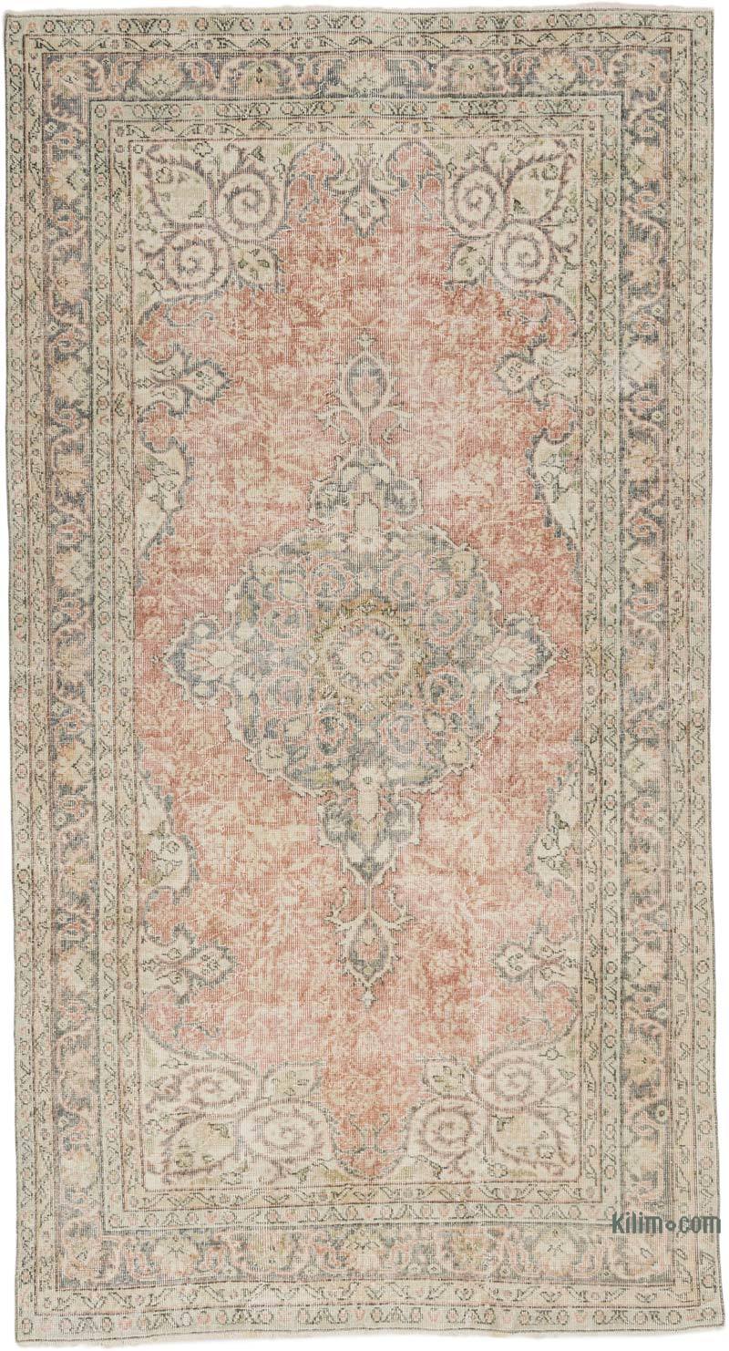 Alfombra Vintage Turca Anudada a Mano - 165 cm x 310 cm - K0067391