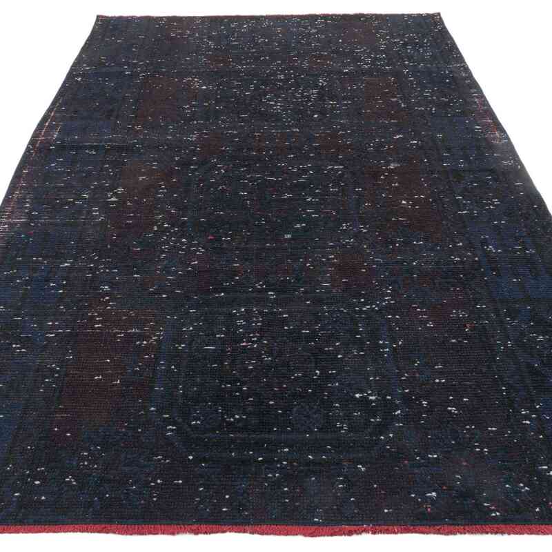 Boyalı El Dokuma Vintage Halı - 133 cm x 226 cm - K0067392