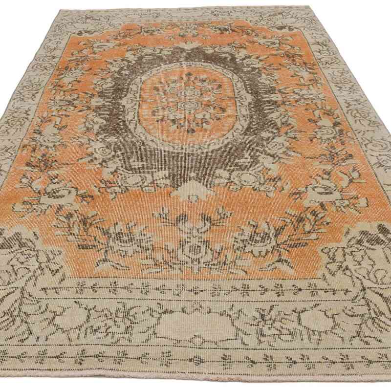 Alfombra Vintage Turca Anudada a Mano - 148 cm x 285 cm - K0067399