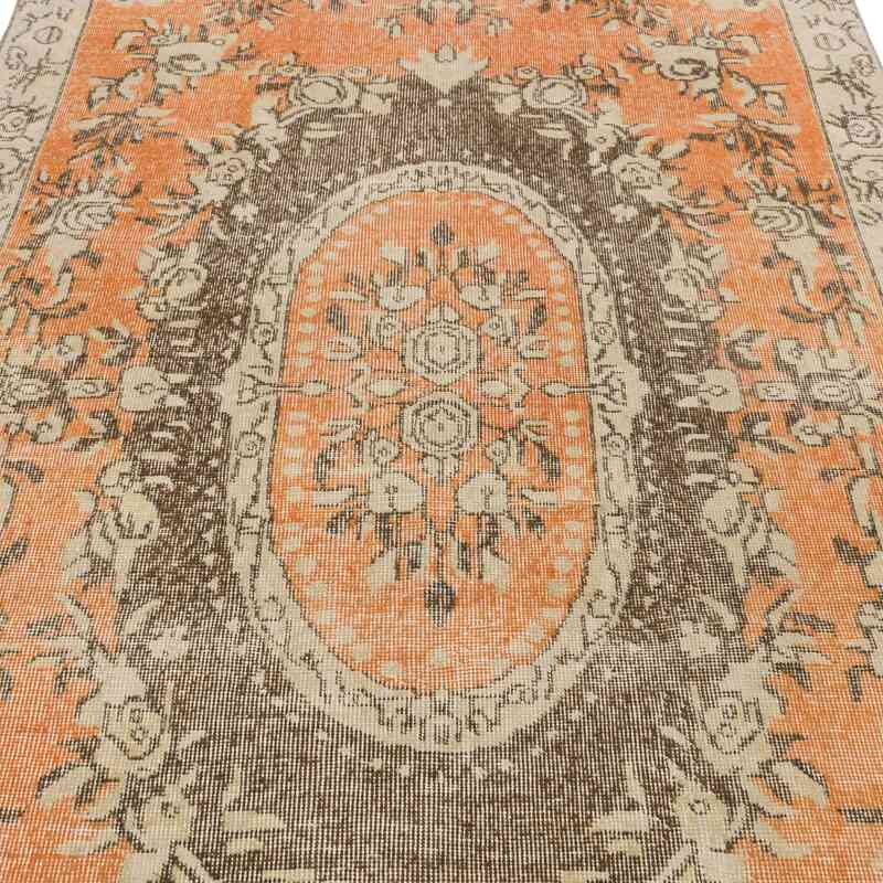 Alfombra Vintage Turca Anudada a Mano - 148 cm x 285 cm - K0067399