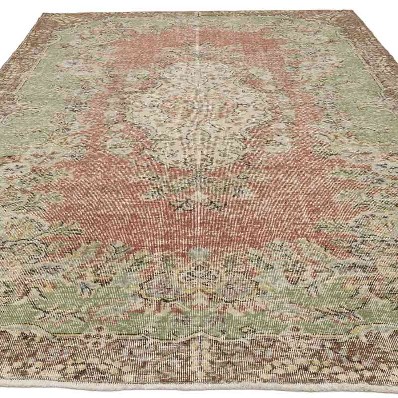 Vintage Turkish Hand-Knotted Rug - 6' 8" x 9' 11" (80" x 119") - K0067401