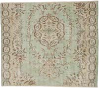 Alfombra Vintage Turca Anudada a Mano - 170 cm x 146 cm