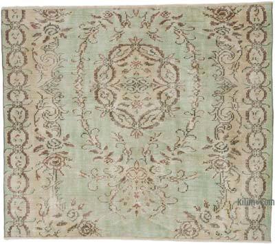 Alfombra Vintage Turca Anudada a Mano - 170 cm x 146 cm