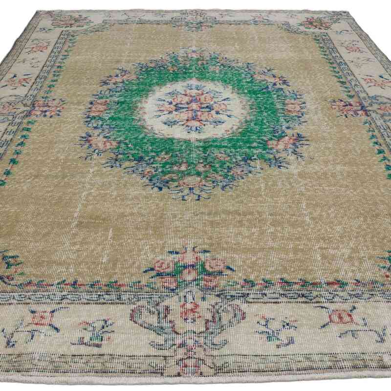 Vintage Turkish Hand-Knotted Rug - 6' 7" x 9' 9" (79" x 117") - K0067403