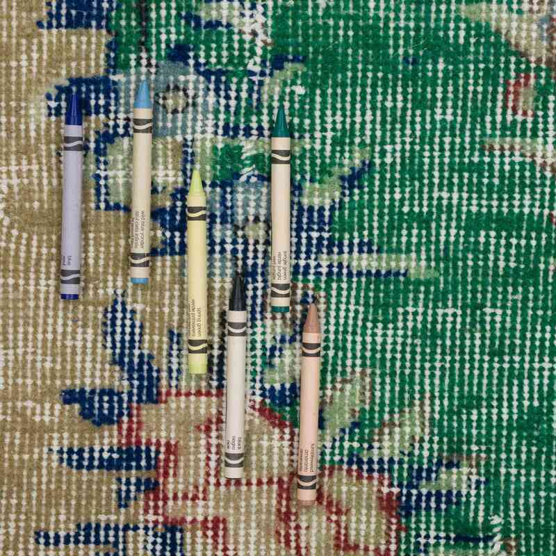 Vintage Turkish Hand-Knotted Rug - 6' 7" x 9' 9" (79" x 117") - K0067403