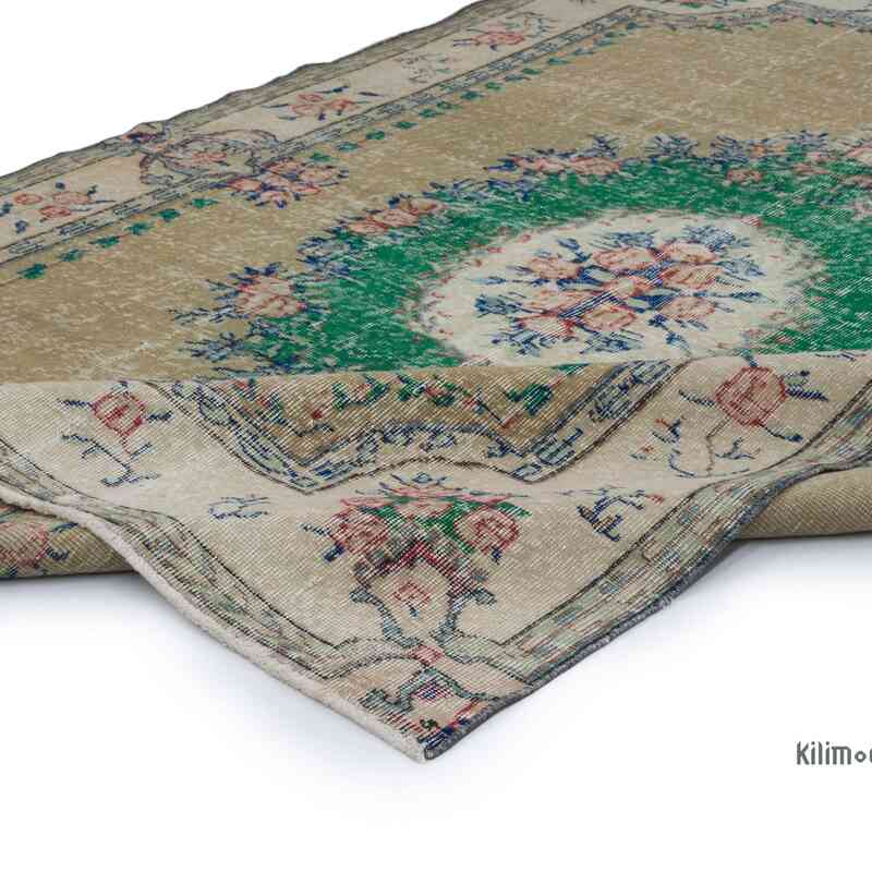 Vintage Turkish Hand-Knotted Rug - 6' 7" x 9' 9" (79" x 117") - K0067403