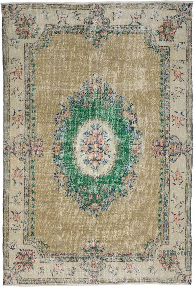 Vintage Turkish Hand-Knotted Rug - 6' 7" x 9' 9" (79" x 117") - K0067403