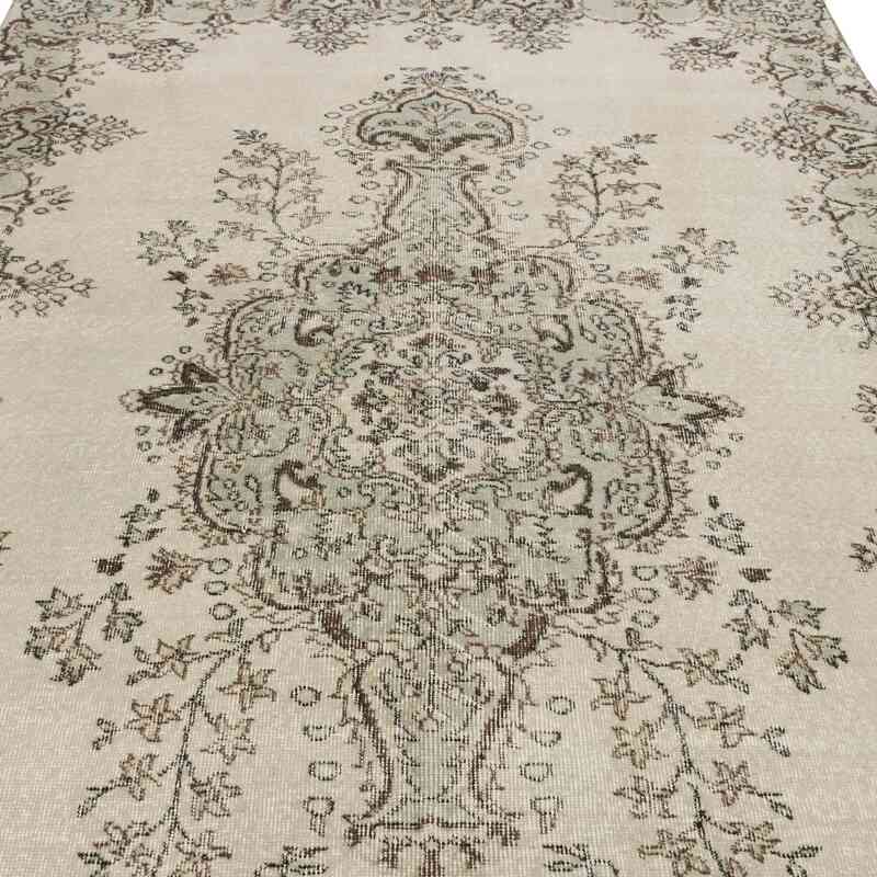 Alfombra Vintage Turca Anudada a Mano - 177 cm x 259 cm - K0067412