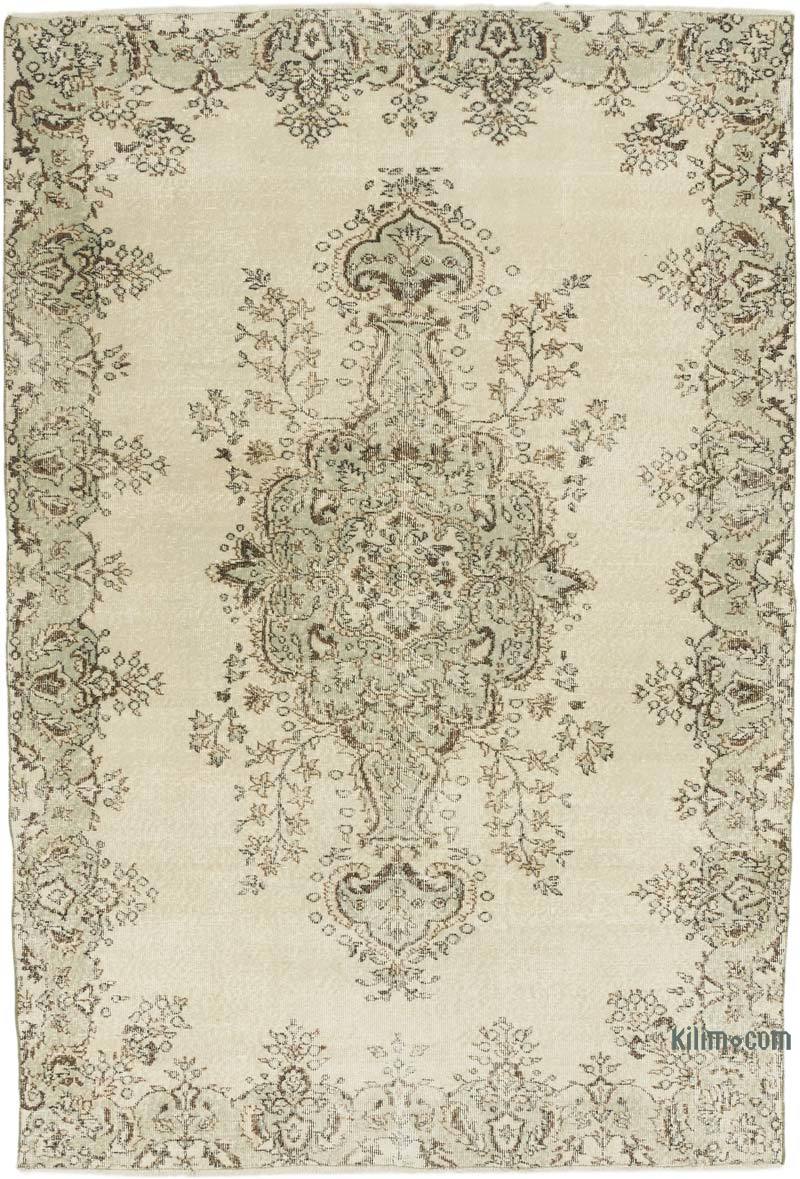 Alfombra Vintage Turca Anudada a Mano - 177 cm x 259 cm - K0067412