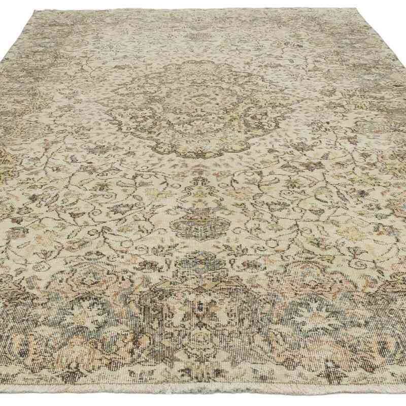 Vintage Turkish Hand-Knotted Rug - 6' 9" x 10' 2" (81" x 122") - K0067415
