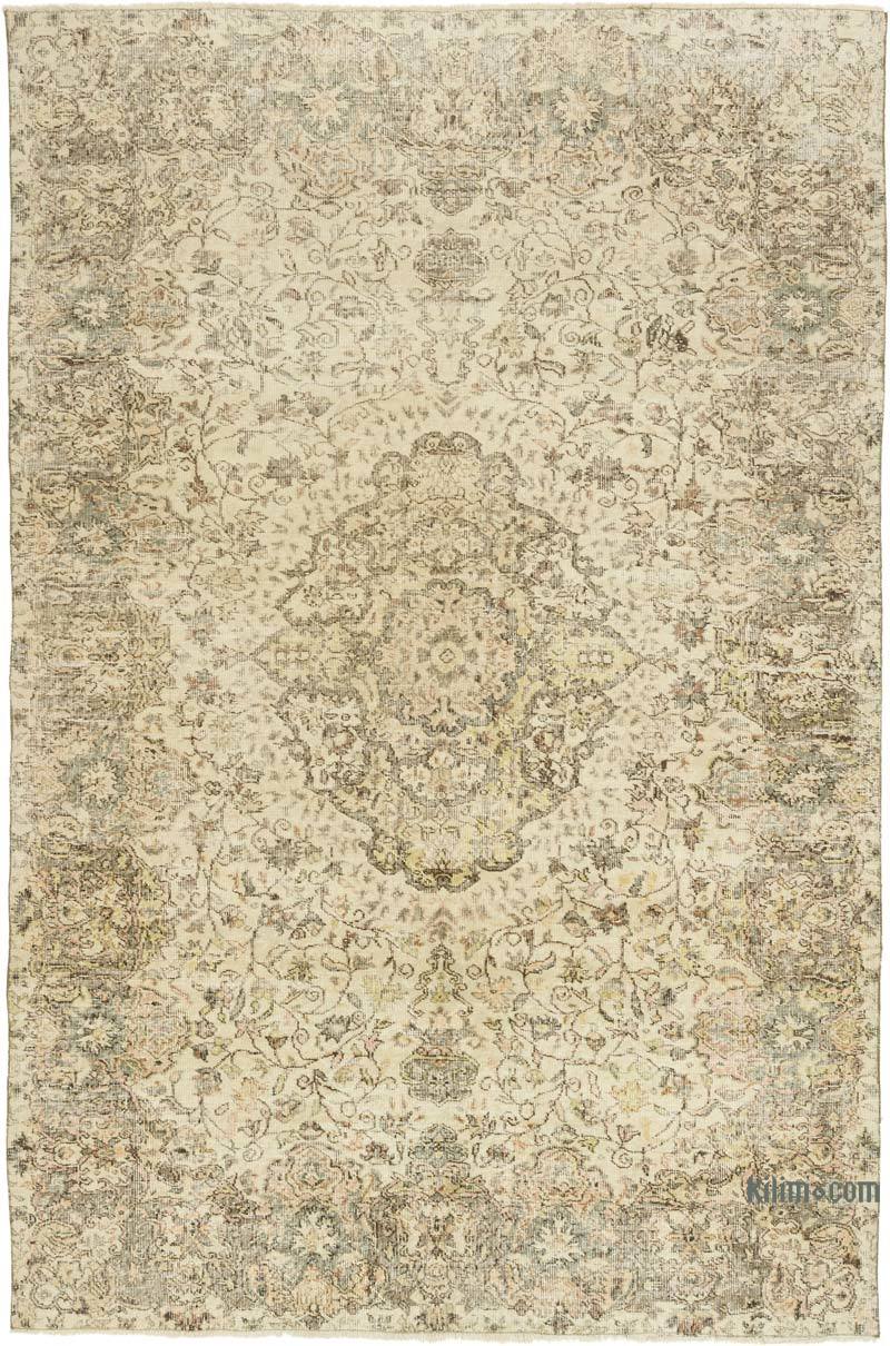 Vintage Turkish Hand-Knotted Rug - 6' 9" x 10' 2" (81" x 122") - K0067415