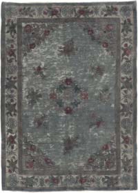Alfombra Tallada a Mano Sobre Teñida - 166 cm x 230 cm