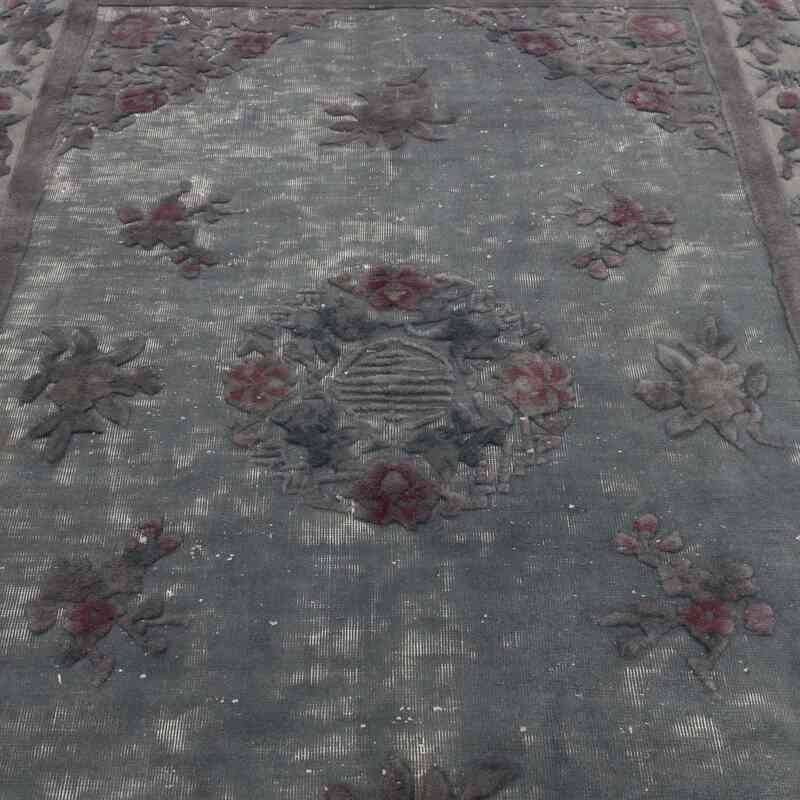 Hand Carved Over-Dyed Rug - 5' 5" x 7' 7" (65" x 91") - K0067417