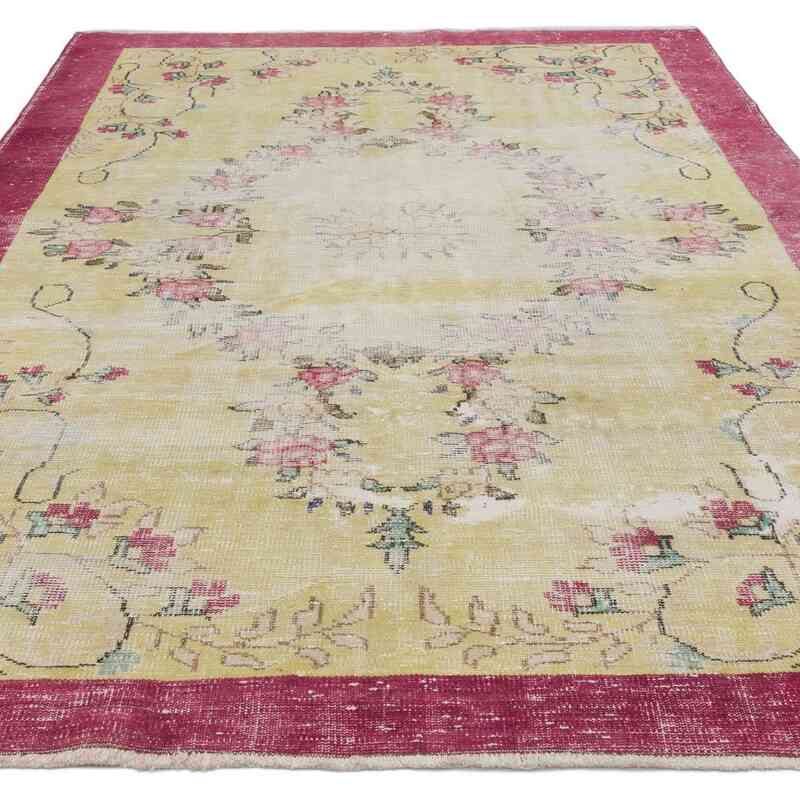 Alfombra Vintage Turca Anudada a Mano - 177 cm x 263 cm - K0067418