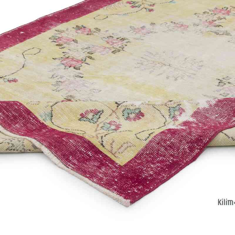 Alfombra Vintage Turca Anudada a Mano - 177 cm x 263 cm - K0067418